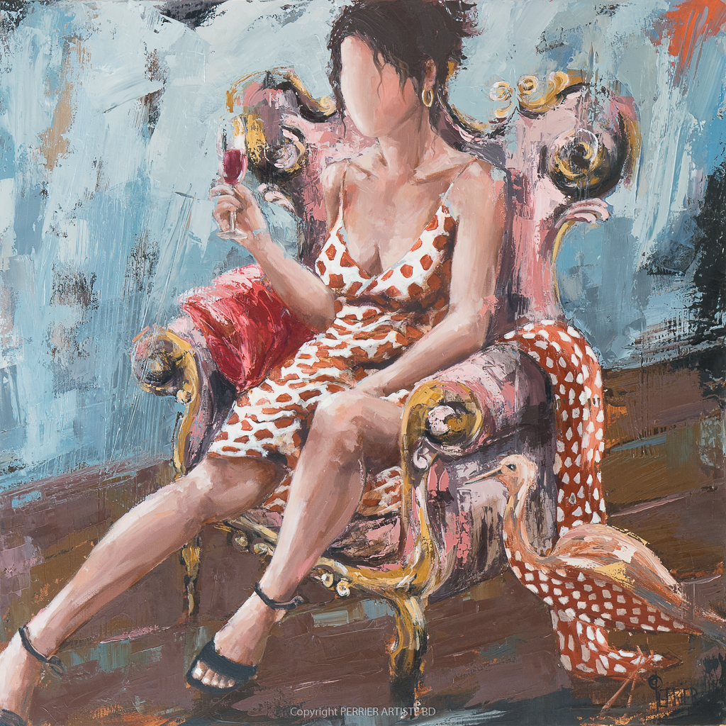 Œuvre, originale, Patricia Perrier, artiste peintre, exposition, galerie, Lyon, Pont aven, Grignan