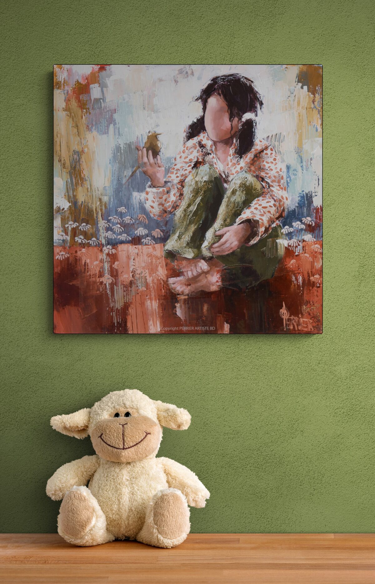La douceur a des ailes - 60x60 – Image 2