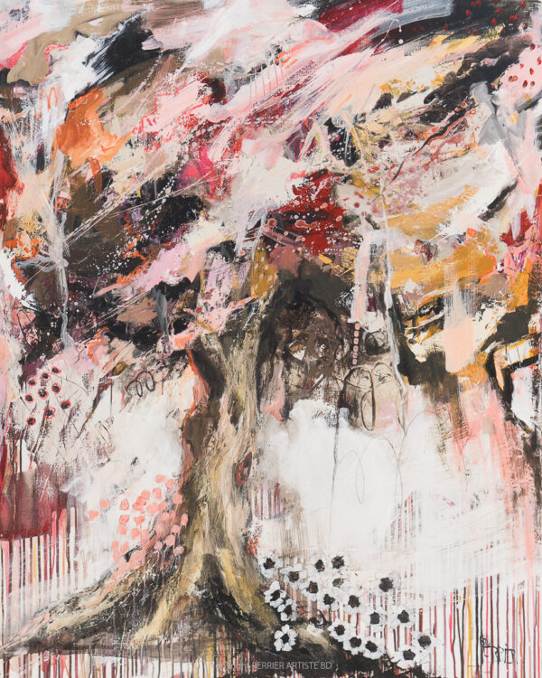 Auprès de mon arbre - 150x120 (me contacter pour l'original)