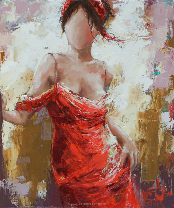 L'inconnue - Original 60x50 - me contacter